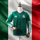 Camisa México Home Manga Longa - Copa do Mundo 2026