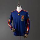 Camisa Retrô Espanha Manga Longa 2010