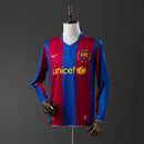 Camisa Retrô Barcelona Manga Longa 07/08
