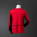 Camisa Retrô Manchester United Manga Longa 02/04