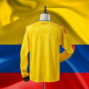 Camisa Colômbia Home Manga Longa - Copa do Mundo 2026
