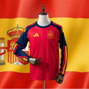 Camisa Espanha Home Manga Longa - Copa do Mundo 2026