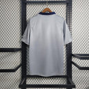 Camisa Retrô PSG Away Nike 2000/01 Masculino Cinza e Branco