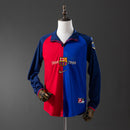 Camisa Retrô Barcelona Manga Longa 100 anos 1899/99