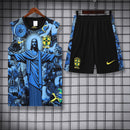 Conjunto de Treino Brasil - Regata/Short