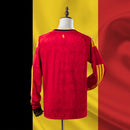 Camisa Bélgica Home Manga Longa - Copa do Mundo 2026