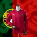 Camisa Portugal Home Manga Longa - Copa do Mundo 2026