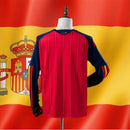 Camisa Espanha Home Manga Longa - Copa do Mundo 2026
