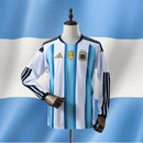 Camisa Argentina Home Manga Longa - Copa do Mundo 2026