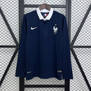 Camisa Retrô França 2014 Manga Longa