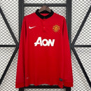 Camisa Retrô Manchester United 13/14 - Manga Longa