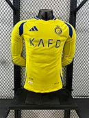 Camisa Al Nassr 24/25 - Versão Jogador Manga Longa