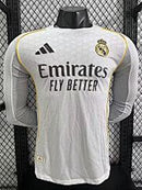Camisa Real Madrid 25/26 - Versão Jogador Manga Longa