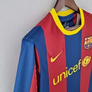 Camisa Retrô Barcelona Manga Longa 10/11