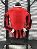 Camisa Milan 24/25 - Versão Jogador Manga Longa
