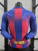 Camisa Barcelona 25/26 - Versão Jogador Manga Longa