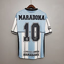 Camisa Retrô Argentina 2001 Edição Maradona