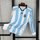 Camisa Retrô Argentina Manga Longa 1998