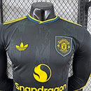 Camisa Manchester United 25/26 - Versão Jogador Manga Longa