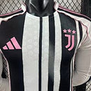 Camisa Juventus 25/26 - Versão Jogador Manga Longa