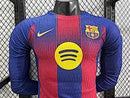 Camisa Barcelona 25/26 - Versão Jogador Manga Longa