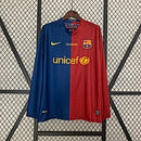 Camisa Retrô Barcelona Manga Longa 08/09