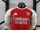 Camisa Arsenal 25/26 - Versão Jogador Manga Longa