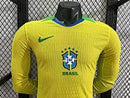 Camisa Brasil 25/26 - Versão Jogador Manga Longa