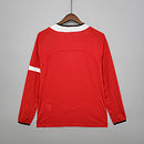 Camisa Retrô Manchester United Manga Longa 04/06