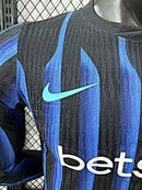 Camisa Inter de Milão 25/26 - Versão Jogador Manga Longa