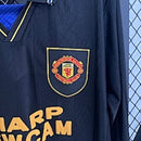 Camisa Retrô Manchester United Manga Longa 93/95