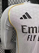 Camisa Real Madrid 25/26 - Versão Jogador Manga Longa