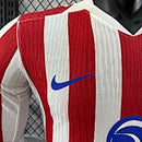 Camisa Atletico de Madrid 25/26 - Versão Jogador Manga Longa