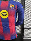 Camisa Barcelona 25/26 - Versão Jogador Manga Longa
