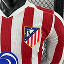 Camisa Atletico de Madrid 25/26 - Versão Jogador Manga Longa