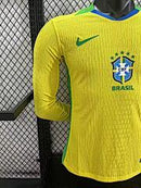 Camisa Brasil 25/26 - Versão Jogador Manga Longa