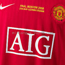 Camisa Retrô Manchester United Manga Longa 07/08