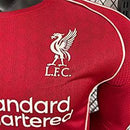 Camisa Liverpool 25/26 - Versão Jogador Manga Longa