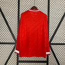 Camisa Retrô Manchester United Manga Longa 86/88