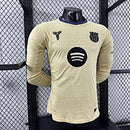 Camisa Barcelona 25/26 - Versão Jogador Manga Longa