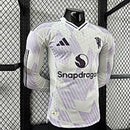 Camisa Manchester United 25/26 - Versão Jogador Manga Longa