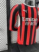 Camisa Milan 24/25 - Versão Jogador Manga Longa
