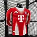 Camisa Bayern Munich 25/26 - Versão Jogador Manga Longa