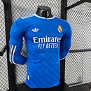 Camisa Real Madrid 25/26 - Versão Jogador Manga Longa
