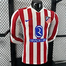 Camisa Atletico de Madrid 25/26 - Versão Jogador Manga Longa