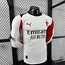 Camisa Milan 25/26 - Versão Jogador Manga Longa