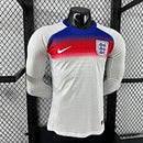Camisa Inglaterra 25/26 - Versão Jogador Manga Longa