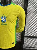 Camisa Brasil 25/26 - Versão Jogador Manga Longa