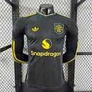 Camisa Manchester United 25/26 - Versão Jogador Manga Longa