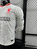 Camisa Liverpool 24/25 - Versão Jogador Manga Longa